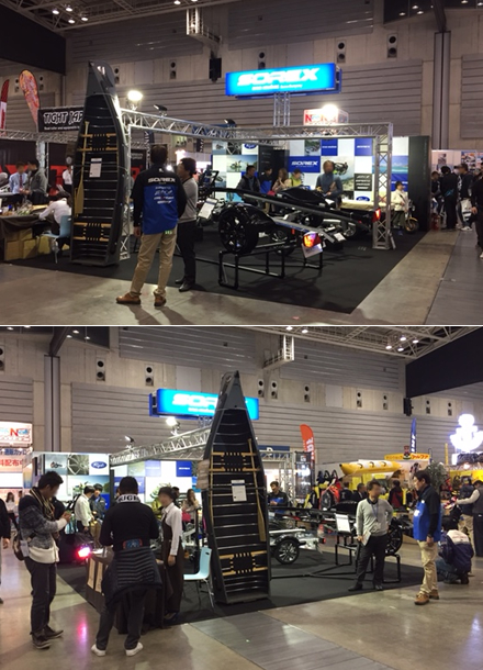 ソレックスブース出展風景ボートショー2017
